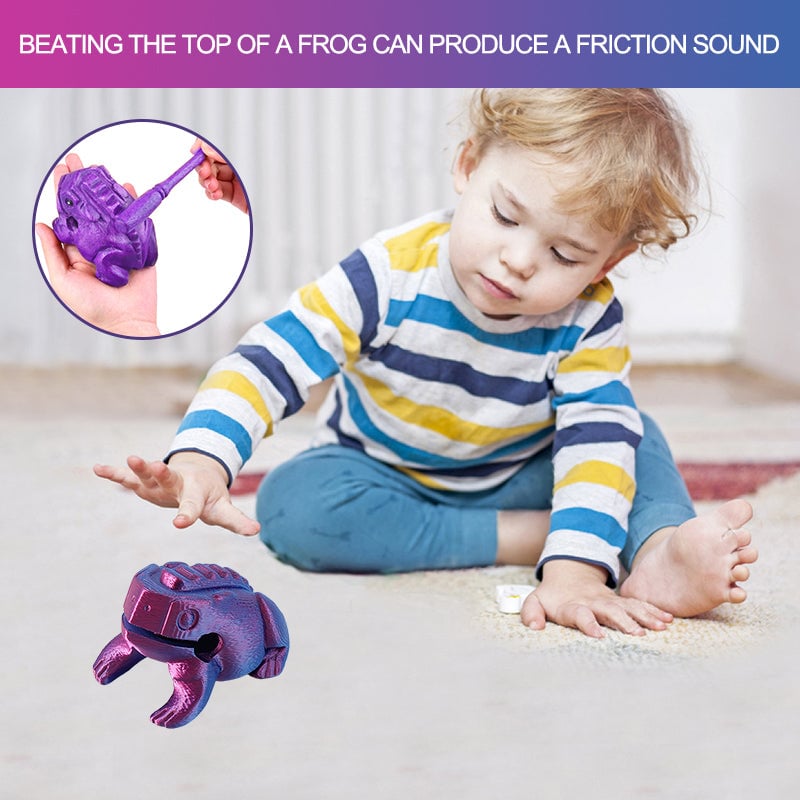 Mini Musical Frog Figurine