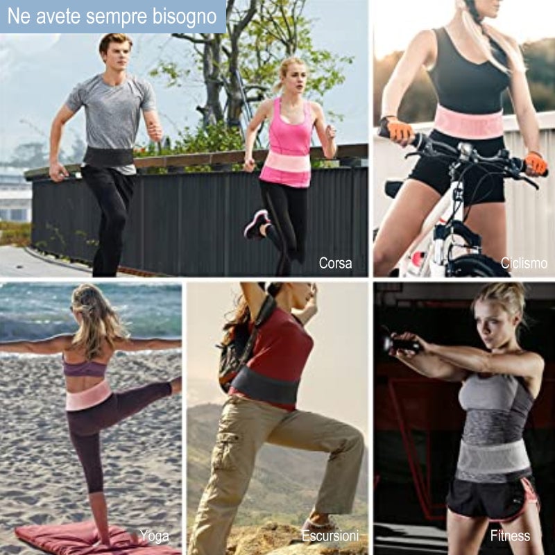 Marsupio multifunzionale in maglia traspirante a scomparsa