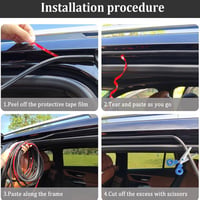 Automotive B-Type Double-Layer Soundproofing Seal Strip