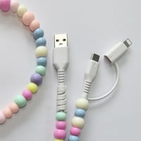 Kreatives Perlen-2-in-1-Datenkabel