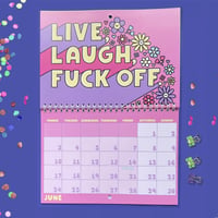 Funny and Sweary Double Page Wall Calendar