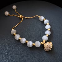 Gold Plated Opal Baroque Pearl Bracelet