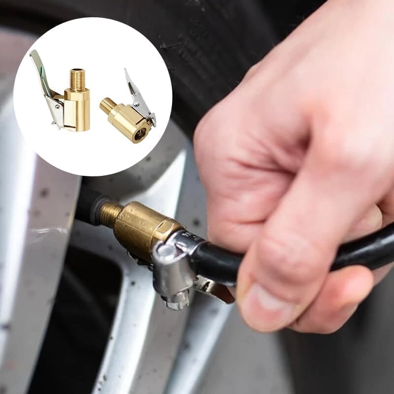 Tire Air Chuck with Clip Adapter