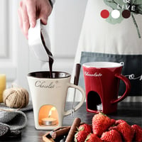 Updated Multi-Functional Ceramic Fondue Mug