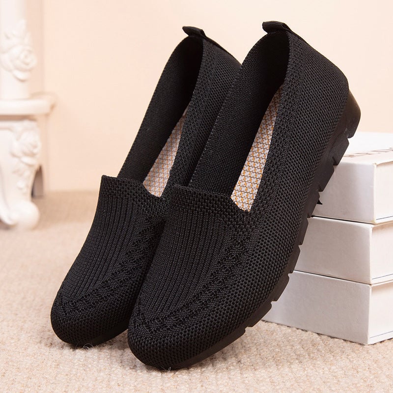 Women’s Mesh Breathable Slip on Flat Shoes