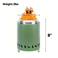 Saker Portable Smokeless Tabletop Firepit