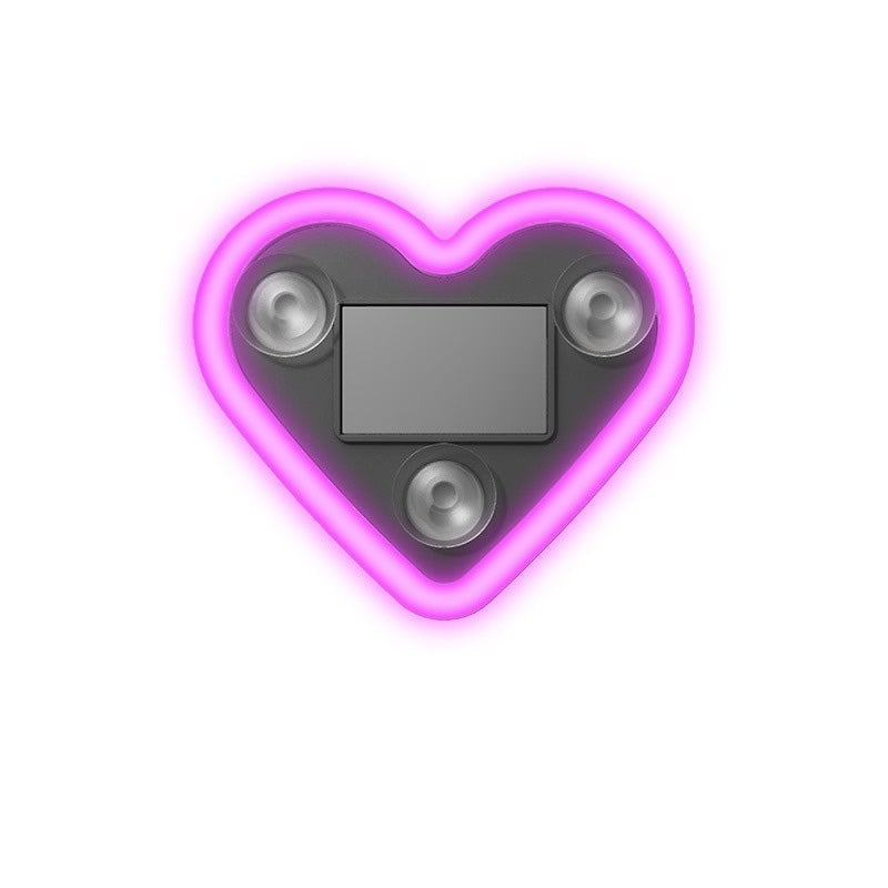 Solar Heart LED Car Ambient Light