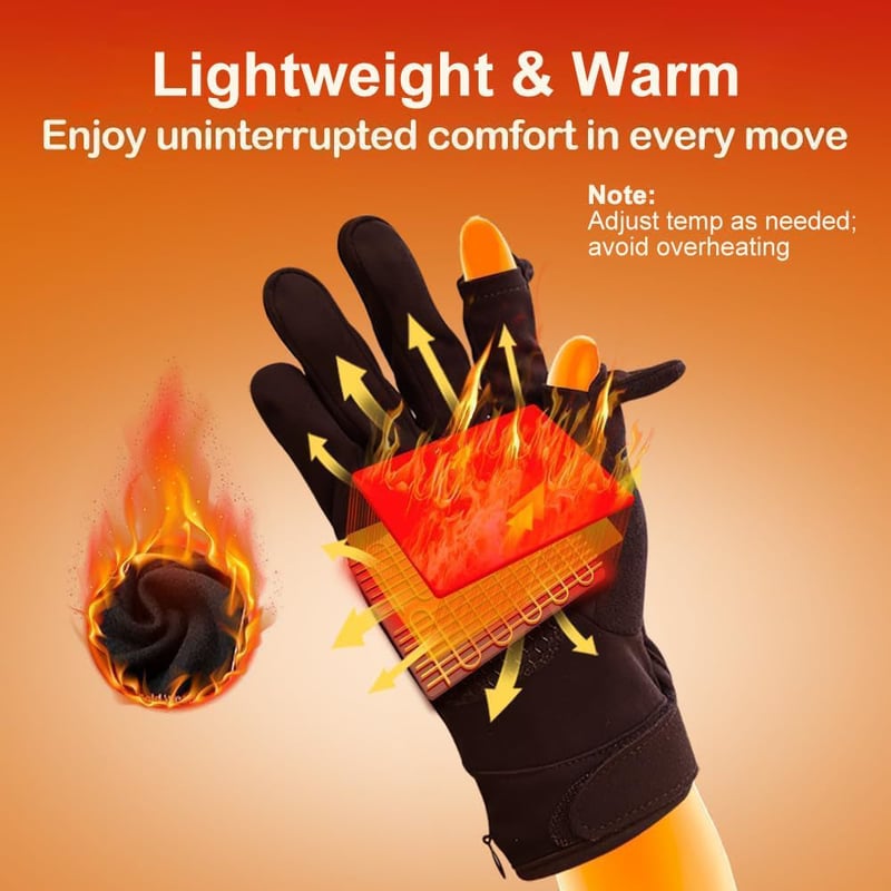 Rechargeable Electric Heated Winter Gloves