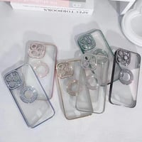 Custodia per iPhone con diamanti glitterati