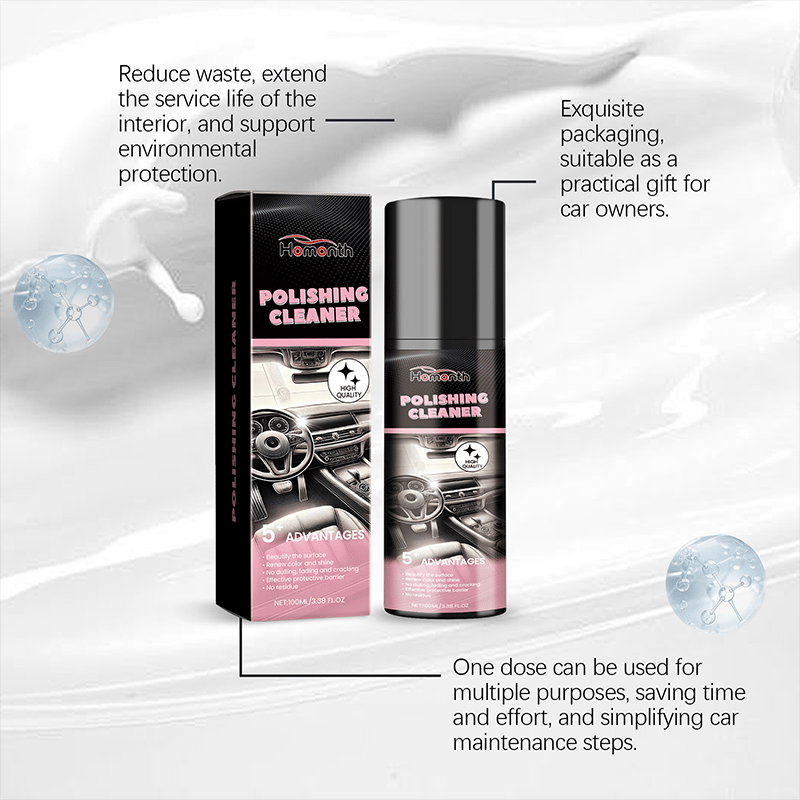 Car Interior Polishing Spray Cleaner