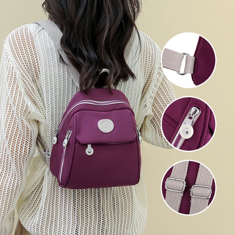 Lässiger wasserdichter Nylonrucksack mit großer Kapazität