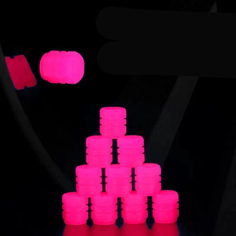🌟Universal Fluorescent Tire Valve Caps (4 PCS/Set)