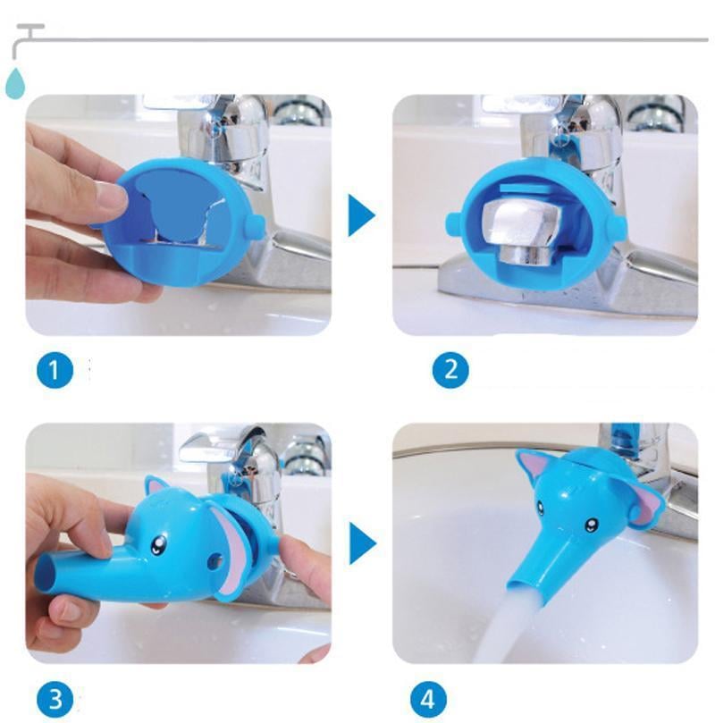 Cute animal faucet extender