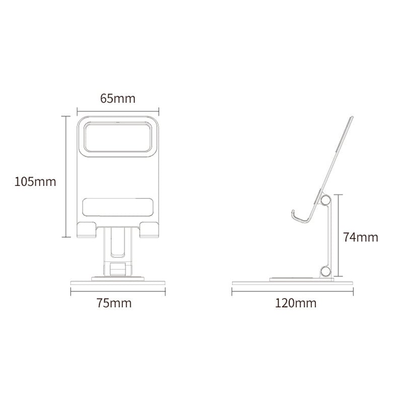 Tablet Stand 360 Rotation Adjustable Foldable Holders