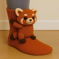3D-gestrickte Tiersocken