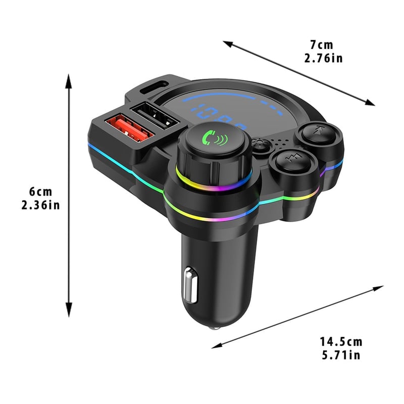 USB-C Bluetooth 5.4 Car Adapter