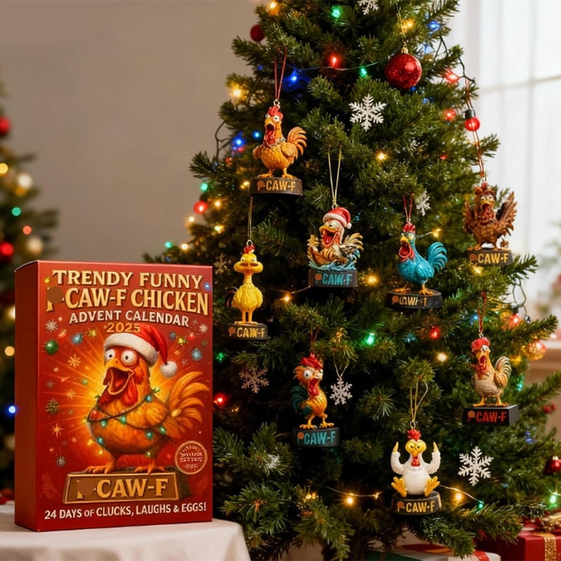 Funny Chicken Christmas Advent Calendar