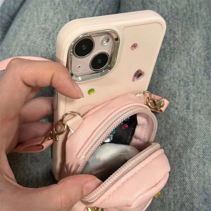Handtasche-Telefonhülle mit Münzfach für iPhone