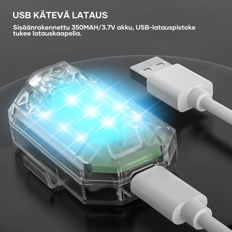 Kirkas langaton LED-strobovalo