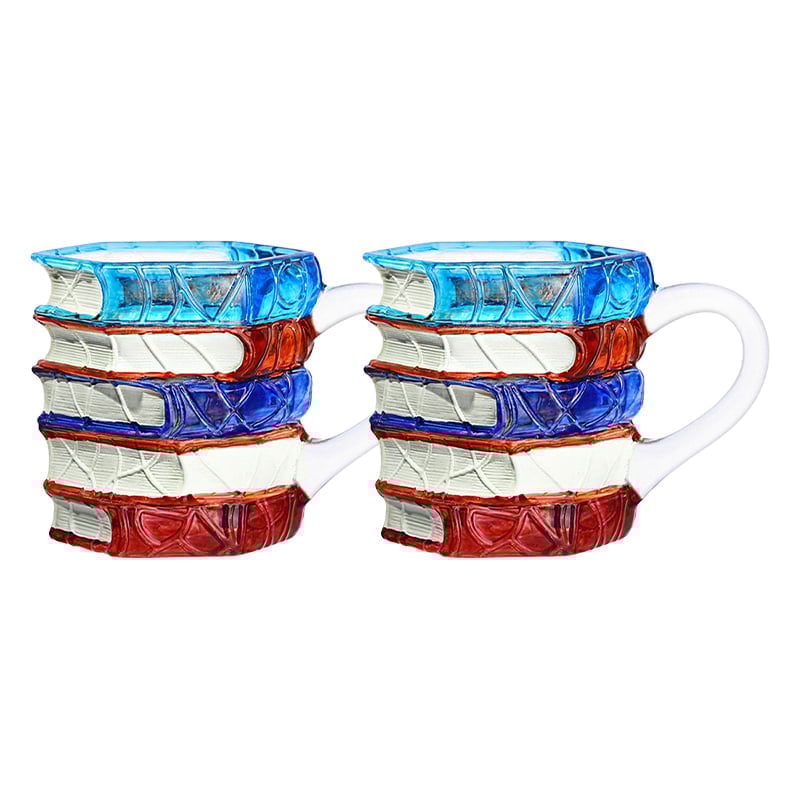 Hand-painted Book Coffee Cup