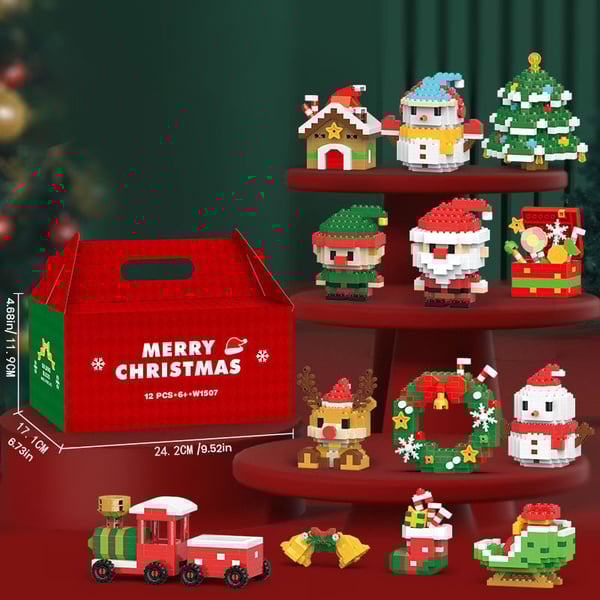 Sakerplus Christmas element building blocks