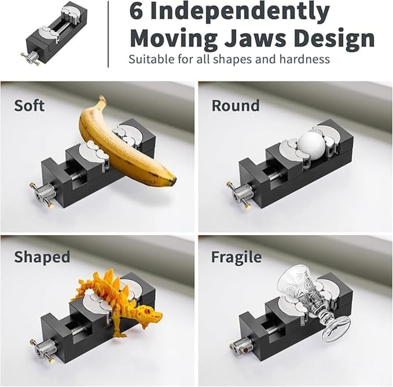 Sakerplus® Smart Self-Adjusting Mini Vise Clamp