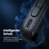 Tragbare Powerbank mit Schnellladefunktion