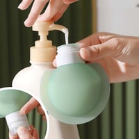 Bottiglia da viaggio portatile in silicone di grande diametro