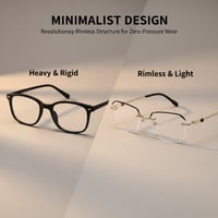 Diamond Edge Frameless Glasses