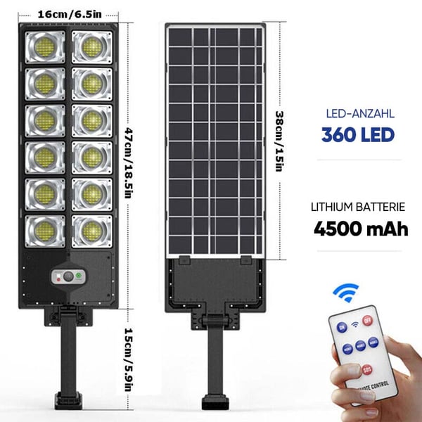 Solar-LED-Lampe für den Außenbereich