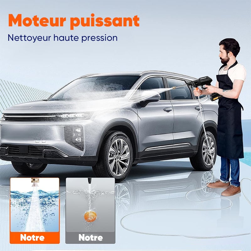 Sakerplus Nettoyeur à pression portable sans fil