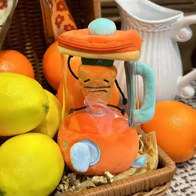 🥕Carrot Juicer Plush Toy – The Cutest Stress Reliever! 🧸✨