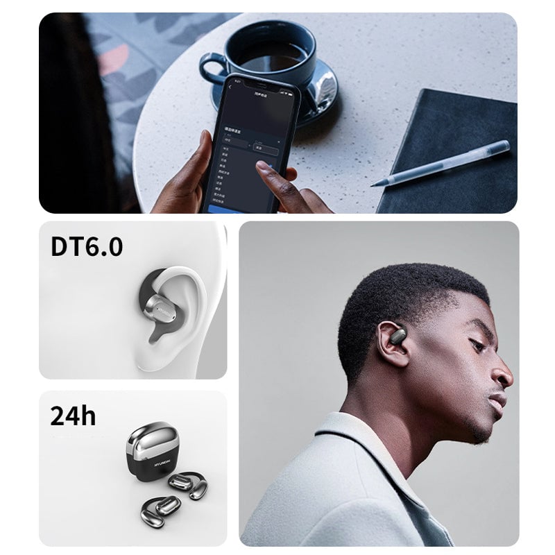 Smart wireless Bluetooth real-time simultaneous translation headset