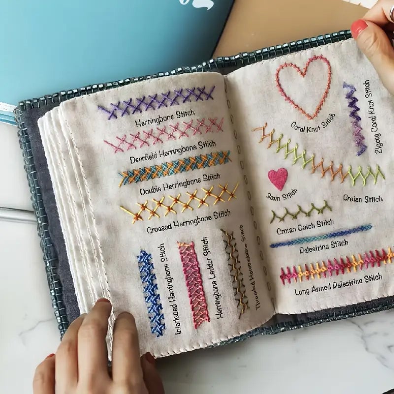 DIY Embroidery Stitch Book
