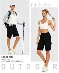 Women's Quick-Dry Cargo Shorts With Pockets