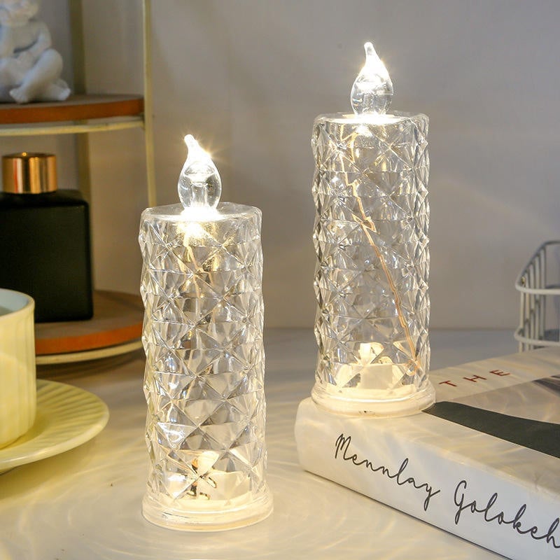 LED-Rosenlicht-Kerzenlampe