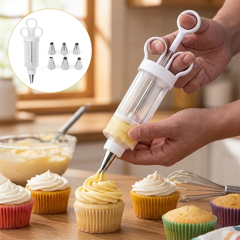 Cake Decorating Syringe Kit