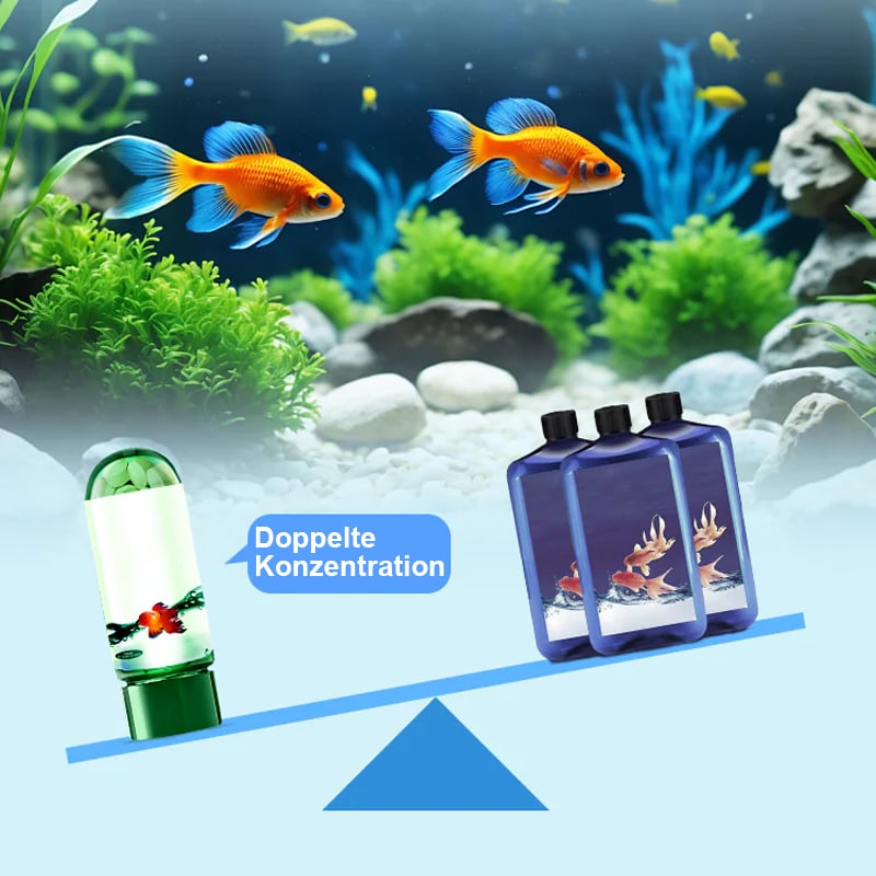 Leistungsstarke Aquarium-Wasserreinigungstablette
