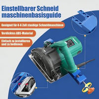 🛠️ Verstellbare Führungsschiene für Schneidemaschinen