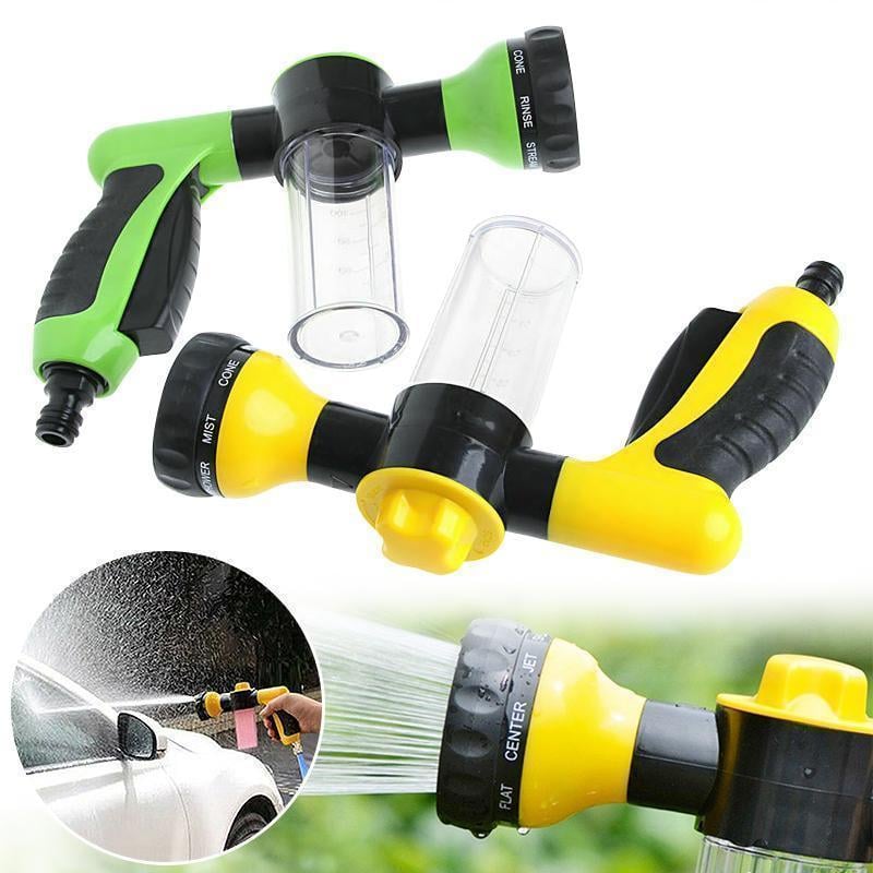 Multifunctional Garden Hose Spray Gun Set, Pet Shower Car Foam Water Gun