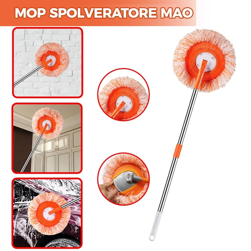 Scopa telescopica per la rimozione della polvere