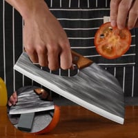 Premium Hand-Forged Chef's Knife & Cleaver Set