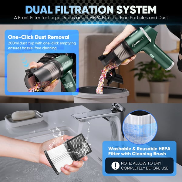 4-in-1 Mini Vacuum Cleaner