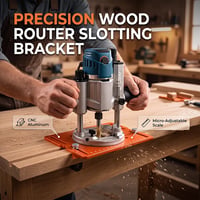 Precision Wood Router Slotting Guide Bracket