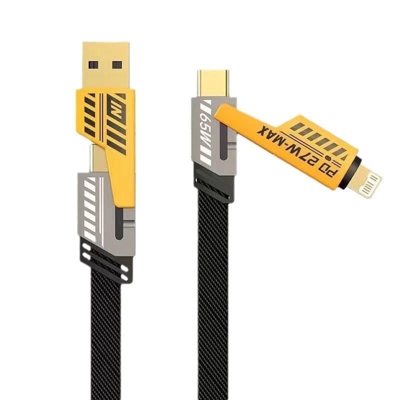 4 in 1 PD 65W Schnellladekabel🔥 Kaufen Sie 2 und erhalten Sie 1 gratis🔥
