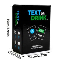 Text or drink - Kort drukspil til fester