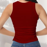 Summer Slim-Fit Ribbed Tank