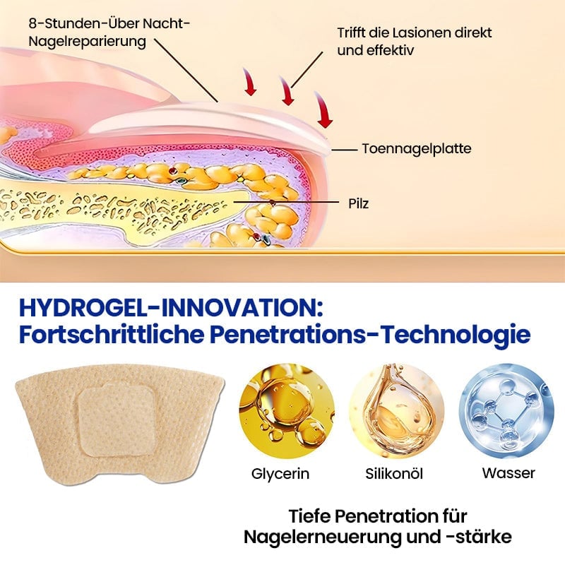 Ultradünne Nagelpilz-Sticker