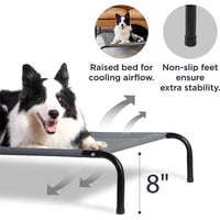 Sakerplus Detachable Mesh Pet Camping Bed