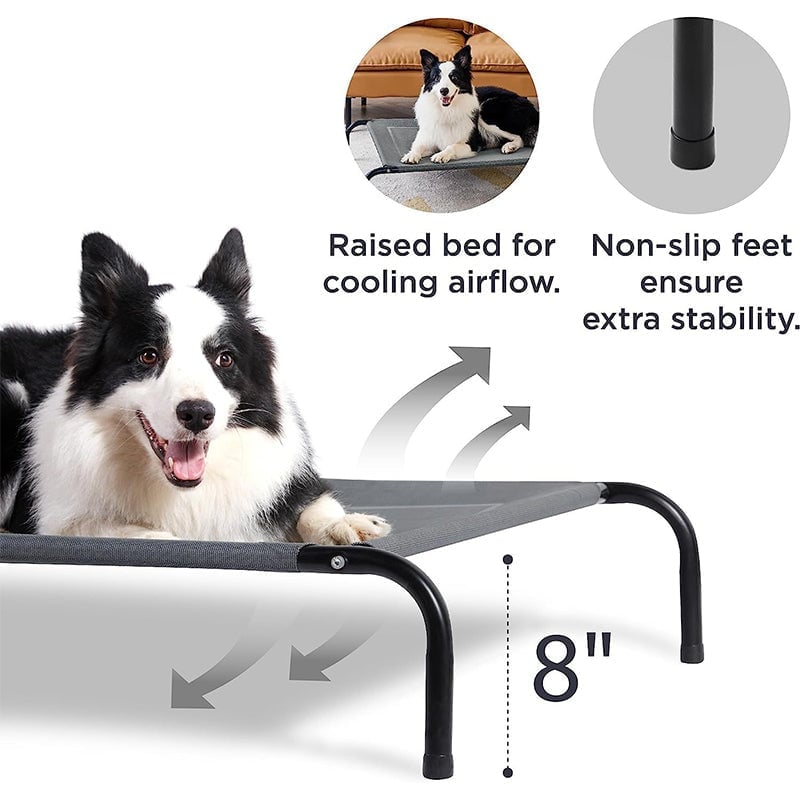 Sakerplus Detachable Mesh Pet Camping Bed